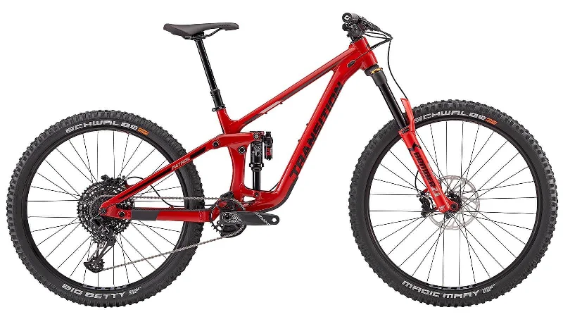 bicycle frame rigidity-Transition Patrol Alloy NX Bonfire Red