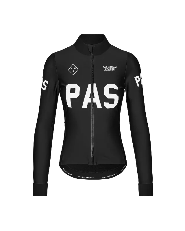 bicycle electric signal-PAS Women's Mechanism Thermal LS Jersey - Black