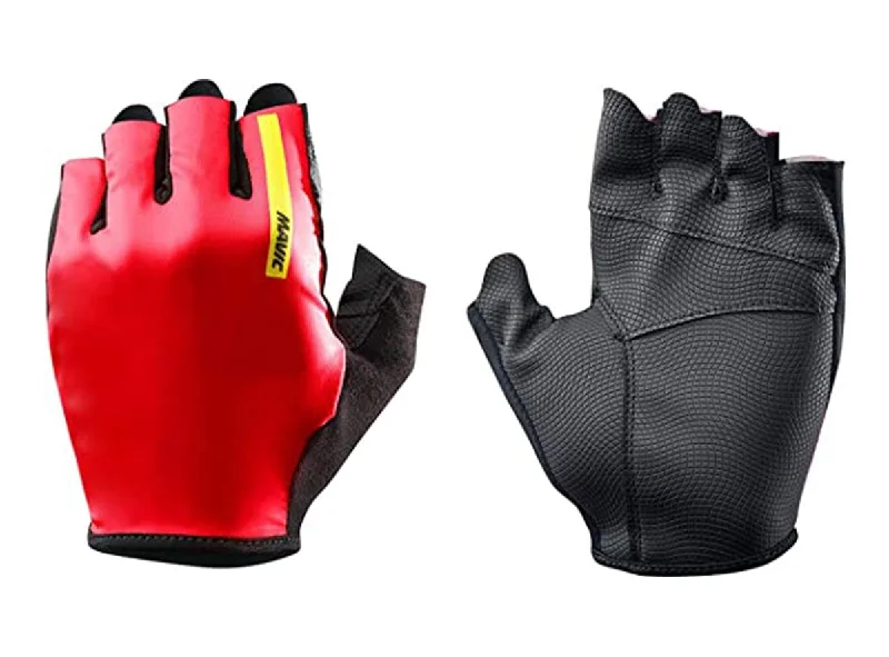 bicycle sidewall flexibility-Mavic Cosmic Road Glove - Fiery Red