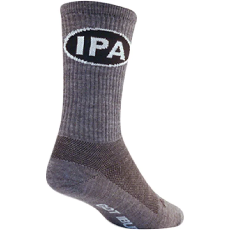 bicycle tire balance-Wool IPA Bike Socks - Gray