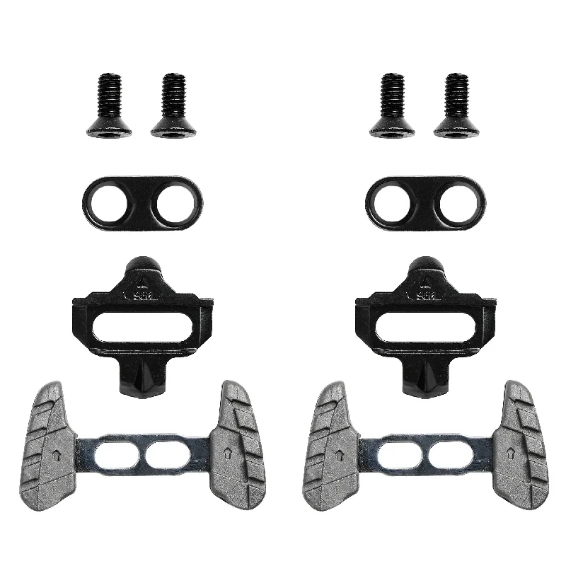 bicycle brake balance-Bike Cleats compatible with Shimano SPD SM-SH51 - Indoor Cycling , Indoorning & Mountain Bike Bicycle - Clips For Indoor Shoes  (Single Release) With Walking Adapters Wings