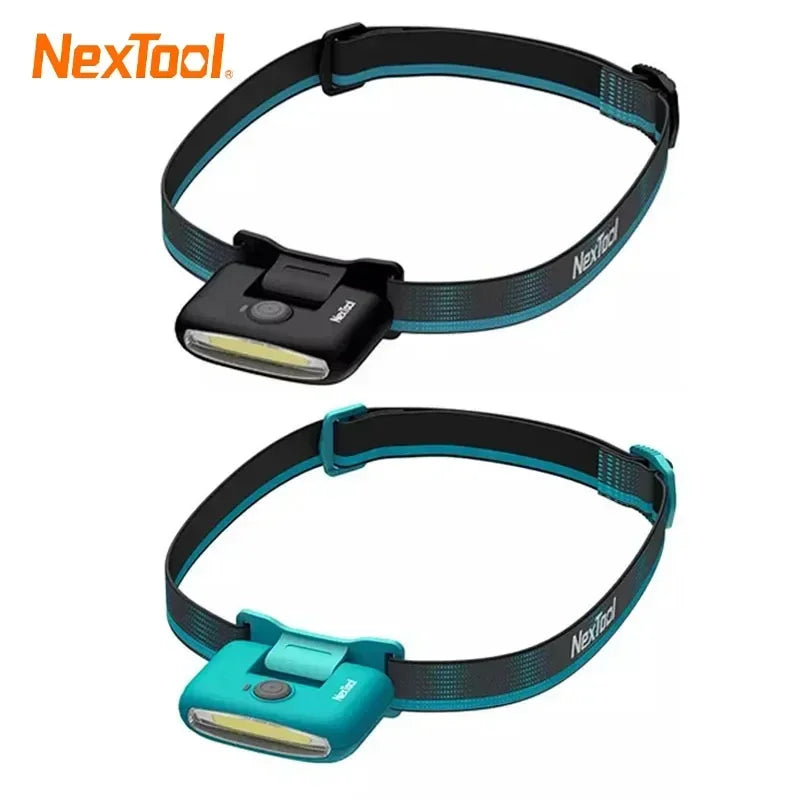 bicycle exercise signal-NexTool LED Headlight Rechargeable Head Lamp Zoom Waterproof Headlight Flashlight Three Light Switch Modes USB Charging Camping