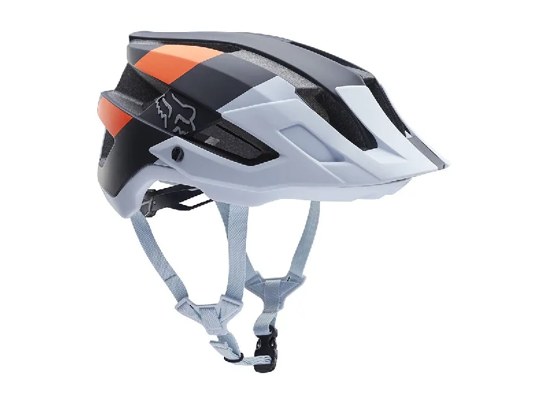 bicycle gravel signal-Fox Racing Flux MTB Helmet - Ltd Edition - Black-White-Orange - Fall 2018