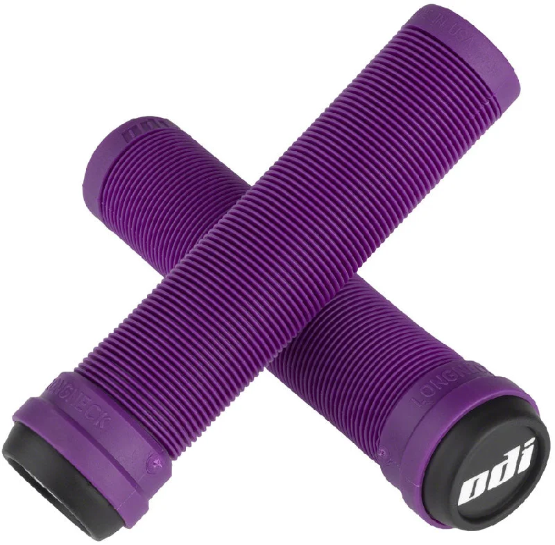 bicycle parts signal-ODI Flangeless Longneck Grips - Purple