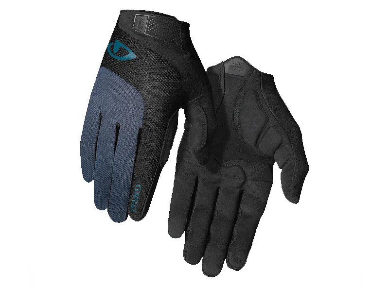 bicycle hill signal-Giro Bravo Gel LF Road Cycling Glove - Harbor Blue-Black