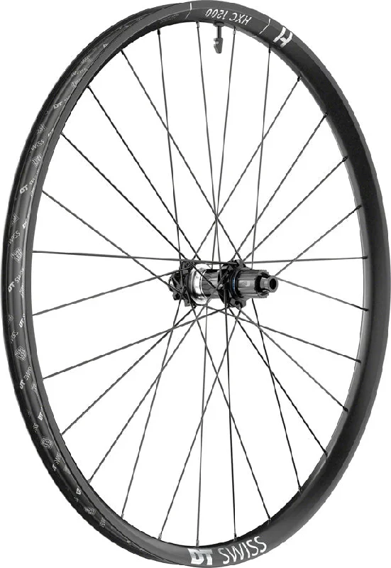 bicycle parts signal-DT Swiss HXC 1200 Spline Rear Wheel - 29" 12 x 148mm 6-Bolt Micro Spline Ratchet EXP OS 42 BLK