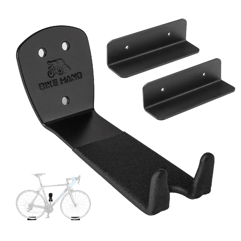 bicycle cleaner signal-BikeHand Bike Bicycle Cycling Pedal Wall Mount Hangers - Heavy Duty Indoor Storage Stand Hook Rack - Store Your Road, Mountain or Hybrid Bikes in Garage or Home - 1 Pack