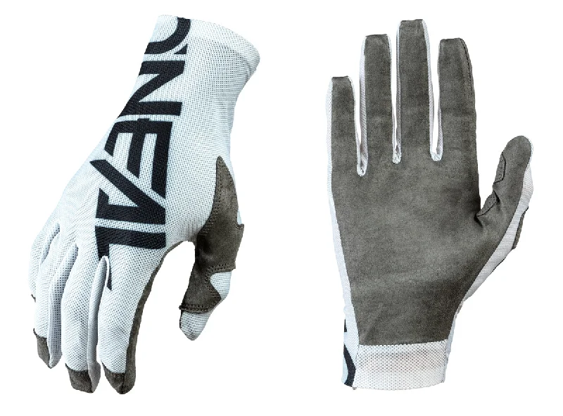 bicycle theft signal-O'Neal Airwear MTB Glove - White-Black