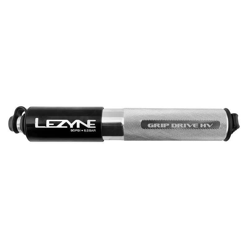 bicycle fork damping-Lezyne Grip Drive HV Pump Small Silver