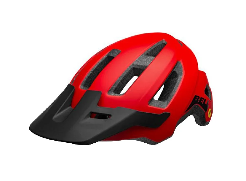 bicycle pad signal-Bell Nomad MIPS MTB Helmet - Matt Red-Black