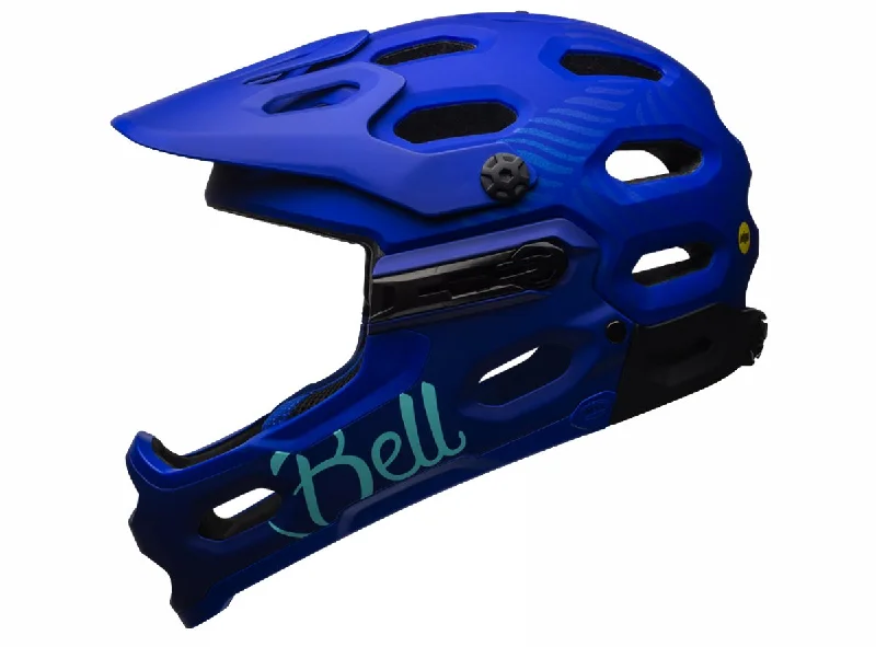 bicycle brake signal-Bell Super 3R MIPS Joy Ride MTB Helmet - Womens - Matt Cobalt-Pearl