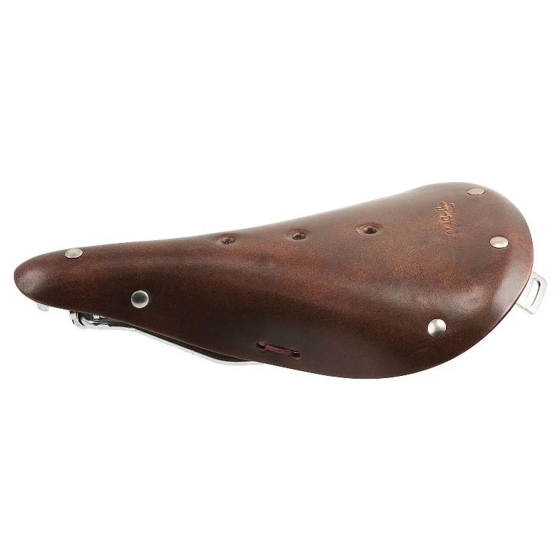 bicycle rust resistance-Vintage Fixie Road Bike Bicycle Leather Seat Saddle