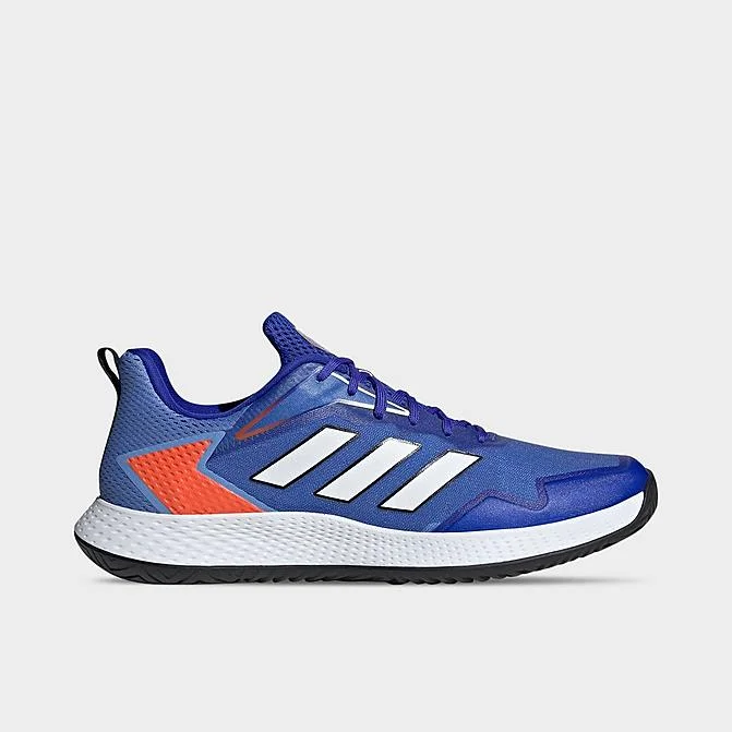 bicycle urban saddle-Adidas Men's Defiant Speed Tennis Shoes - Blue Fusion/White/Lucid Blue