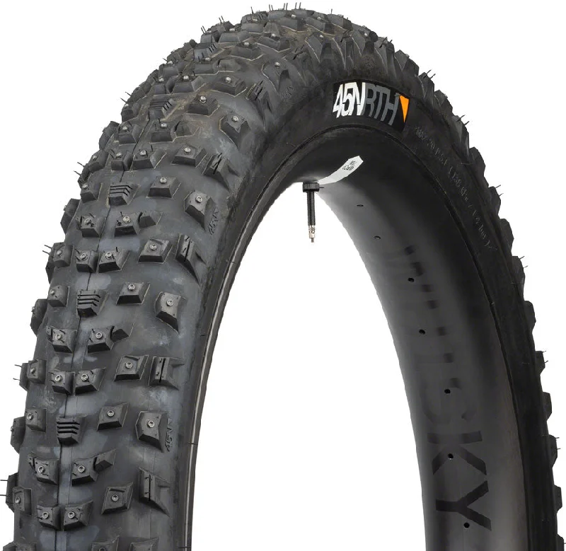 bicycle chain signal-45NRTH Wrathlorde Tire - 27.5 x 4 Tubeless Folding BLK 120 TPI 300 XL Concave Carbide Studs