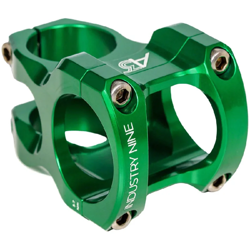 bicycle community signal-A318 Bike Stem - 31.8mm Clamp, +/-4.4, 1 1/8", Aluminum, Green