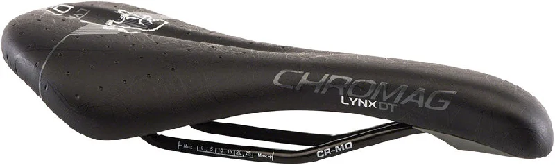 bicycle handlebar signal-Chromag Lynx DT Saddle 280 x 135mm Unisex 292g Black/Grey