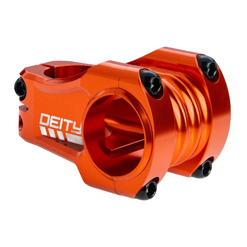 bicycle shoe resilience-Deity Copperhead 42mm 31.8 Stem Orange