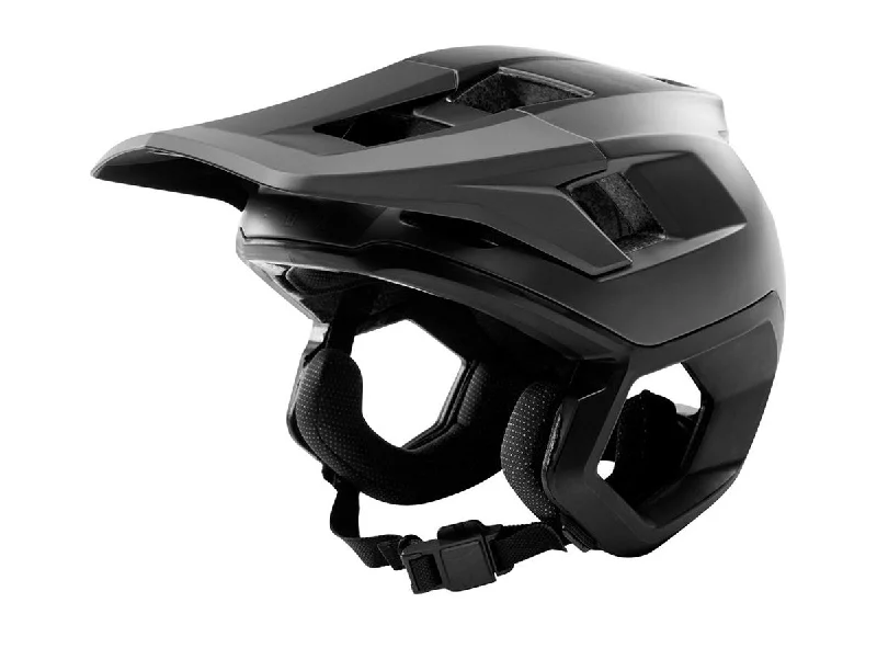 bicycle pad durability-Fox Racing Dropframe MTB Helmet - Black - 2019