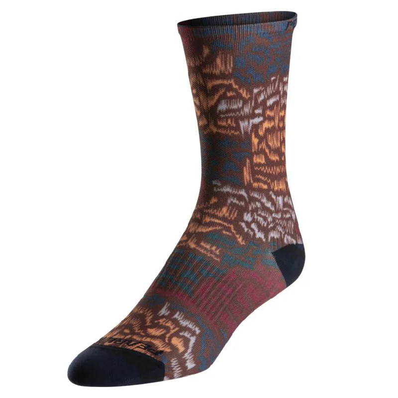 bicycle saddle signal-Pro Tall Men's Mountain Bike Socks - Brown