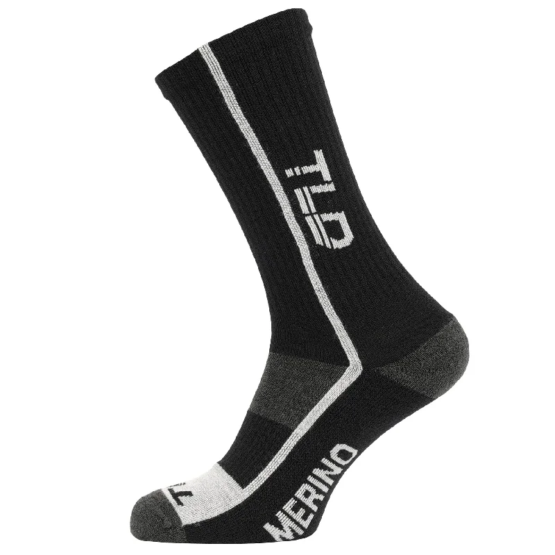 bicycle valve signal-Troy Lee Designs Chill Merino Wool Socks - Black