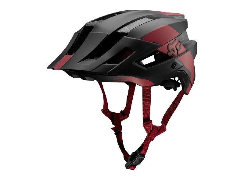 bicycle backpack signal-Fox Racing Flux MIPS MTB Helmet - Conduit - Cardinal - 2019