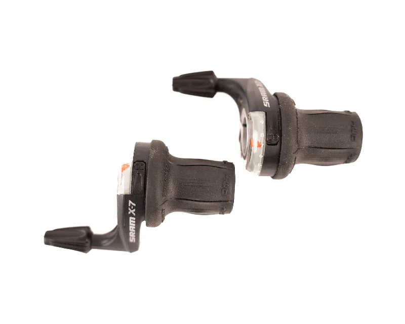 bicycle valve signal-Sram X7 Twist Shifter Set 9 Spd