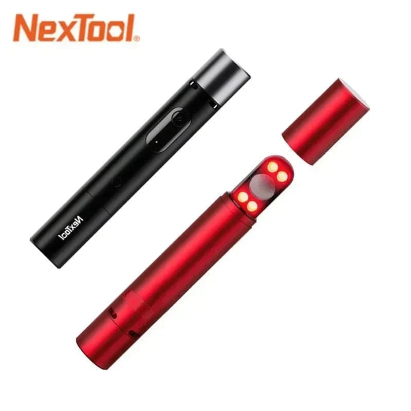 bicycle rust signal-Xiaomi NexTool Strong Light Flashlight Multifunctional Torch Light with Warning Alarm Camera Detector Portable Safety Flashlight