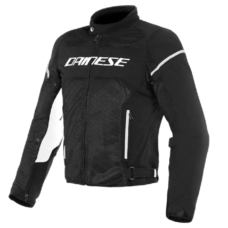 bicycle tire signal-DAINESE AIR FRAME D1 TEX JACKET - BLACK/WHITE