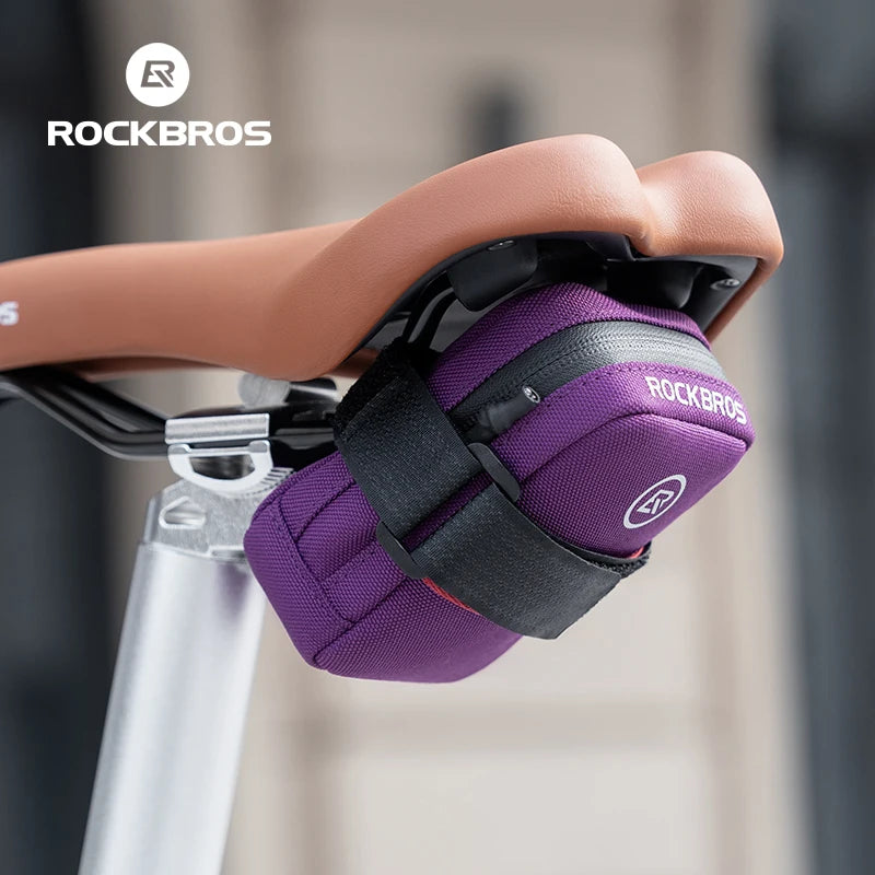 bicycle pump signal-ROCKBROS Lightweight Mini Bicycle Saddle Bag