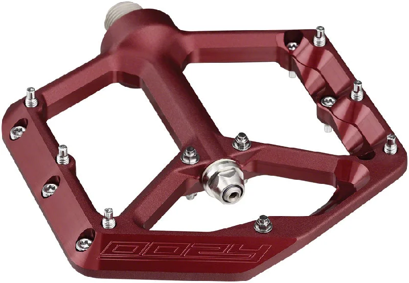 bicycle insurance signal-Spank Oozy Pedals - Platform Aluminum 9/16" Red