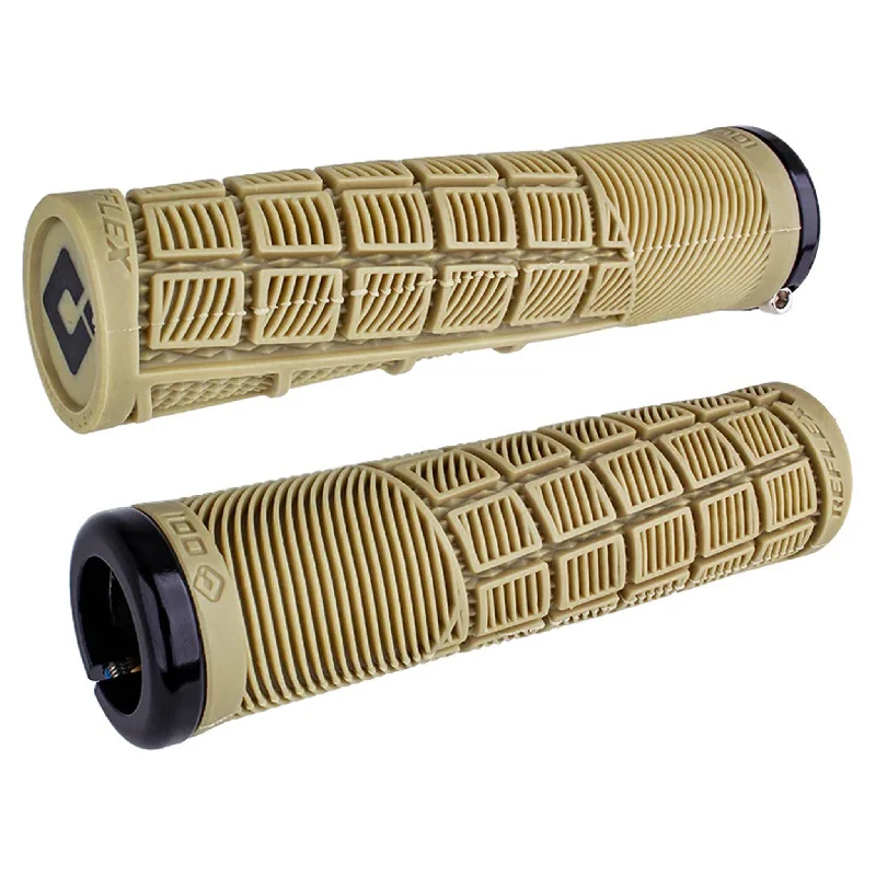 bicycle brake resilience-ODI Reflex v2.1 Lock-On Grips - Black/Tan