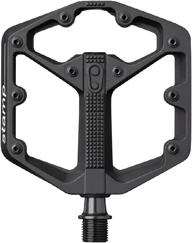 bicycle calorie signal-Crankbrothers Stamp 2 Pedals - Platform Aluminum 9/16" Black Small