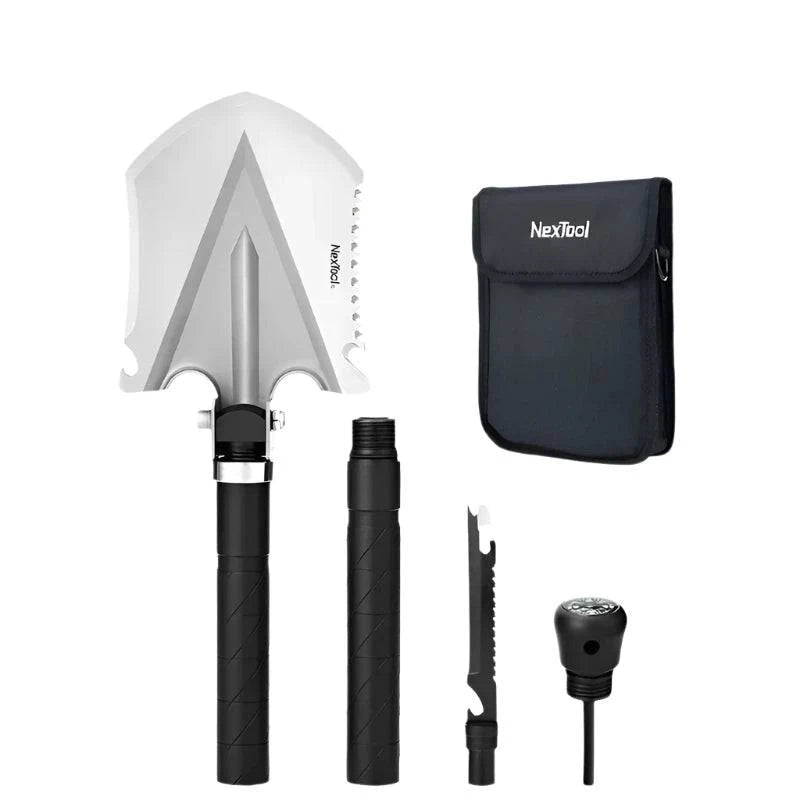 bicycle camping signal-Xiaomi NexTool Outdoor Folding Shovel  Multi-functional Shovel Multitool Camping Hoe Axe Hammer Wood Saw Knife Survival Tool