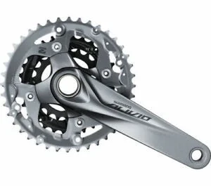 bicycle wheel stiffness-Shimano M4050 Alivio 9 Speed Crankset 175mm