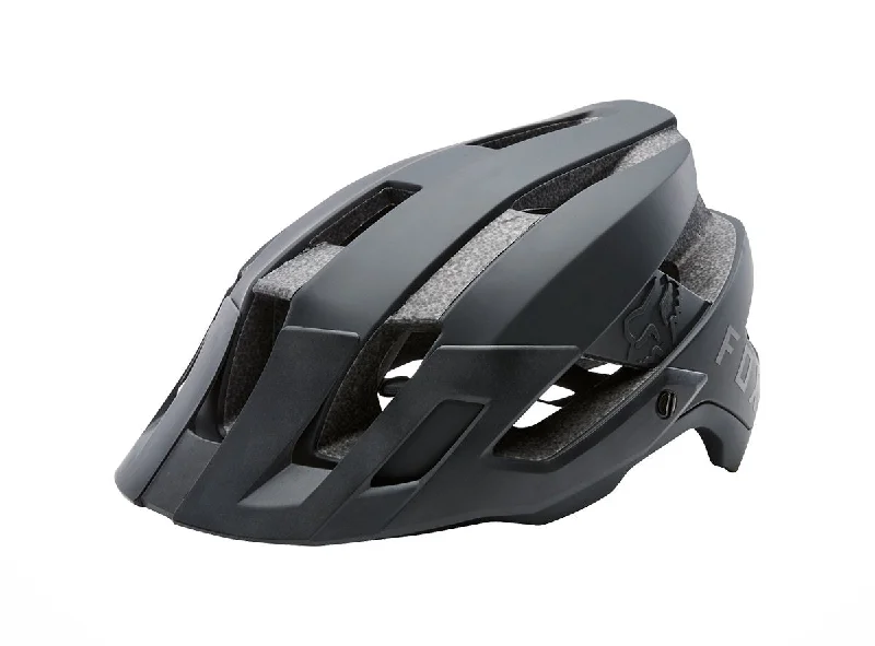 bicycle triathlon handlebar-Fox Racing Flux MTB Helmet - Black - 2018