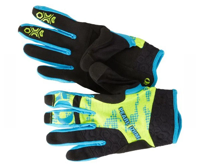 bicycle rust resistance-Pearl Izumi Launch Road Glove - Electric Blue-Screaming Yellow