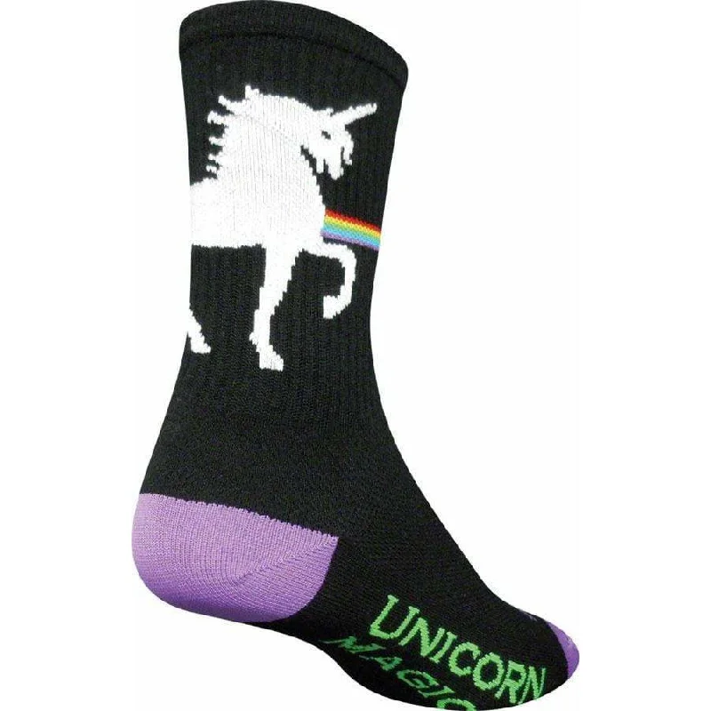 bicycle club signal-Crew Unicorn Magic Cycling Socks - 6 inch