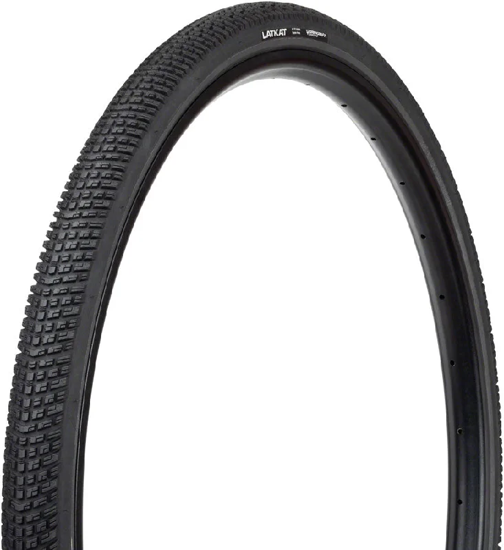 bicycle sidewall signal-45NRTH Latkat Tire - 700 x 40 Tubeless Folding BLK 60 TPI Gripkraft Compound