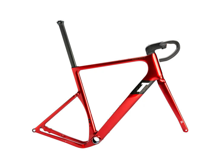 bicycle traffic signal-3T EXPLORO RACEMAX ITALIA GRAVEL BIKE - FRAME SET - ROSSO