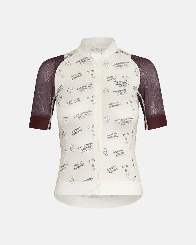 bicycle paint signal-Women's Mechanism Late Drop Jersey - Off White