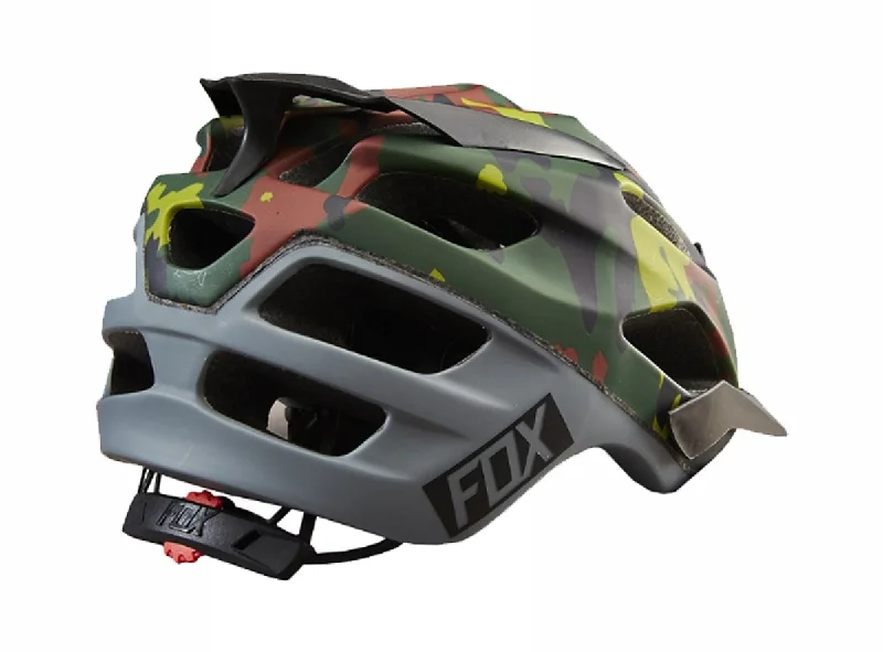 bicycle sharing signal-Fox Racing Flux MTB Helmet - Camo - Fatigue