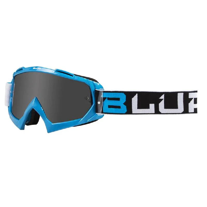 bicycle navigation signal-BLUR B-10 TWO FACE 2020 GOGGLE - BLUE/BLACK/WHITE