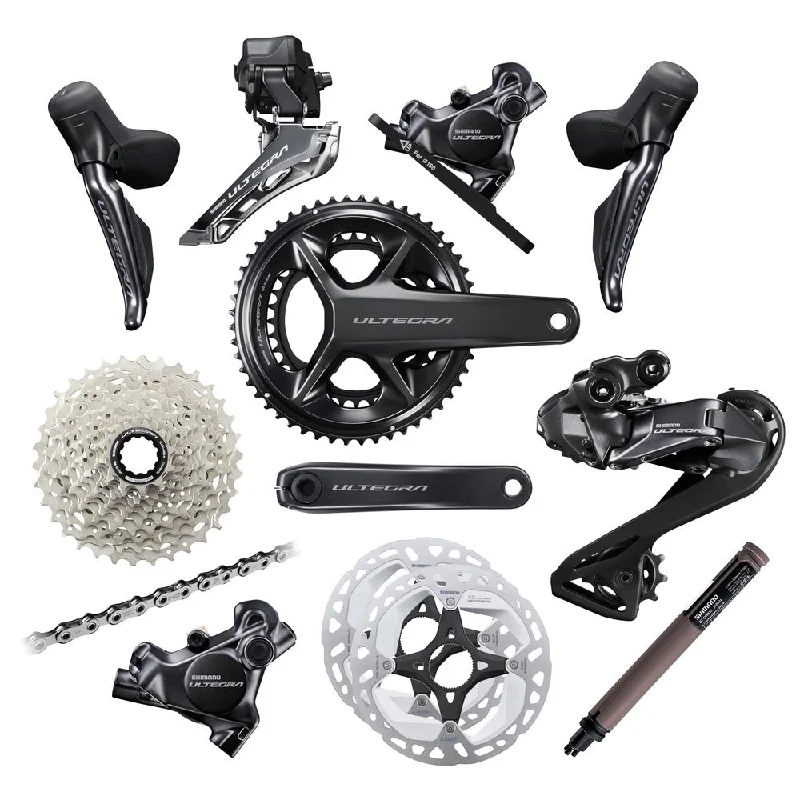 bicycle handlebar durability-Shimano Ultegra Groupset R8100 Di2 12 Speed