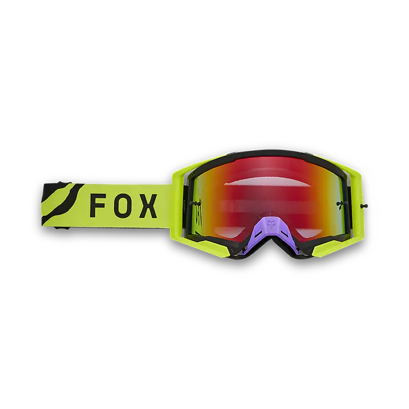 bicycle rotor toughness-Fox Racing Airspace Throttle Goggle - Spark - Black-Yellow