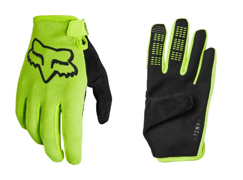 bicycle charity signal-Fox Racing Ranger MTB Glove - Youth - Fluorescent Yellow