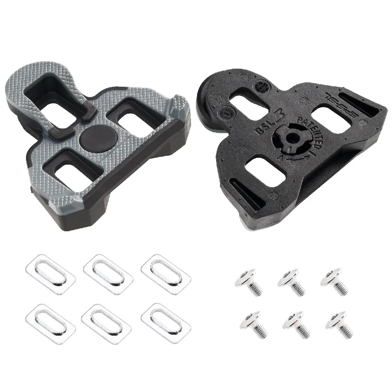 bicycle pedal signal-CyclingDeal Compatible with Shimano SPD-SL Anti Slip Cleats Set - Compatible with Shimano Road Bike Bicycle Pedals - 0 Degree Floating