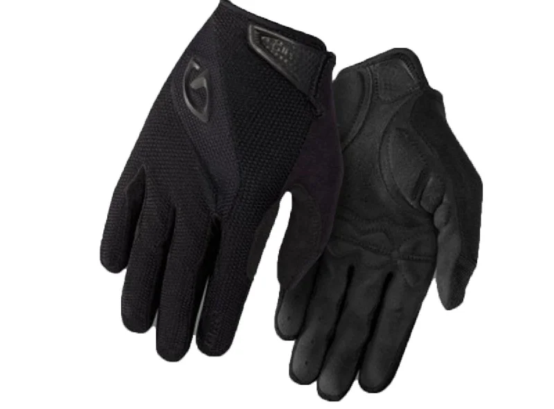 bicycle stunt signal-Giro Bravo Gel LF Road Cycling Glove - Mono Black