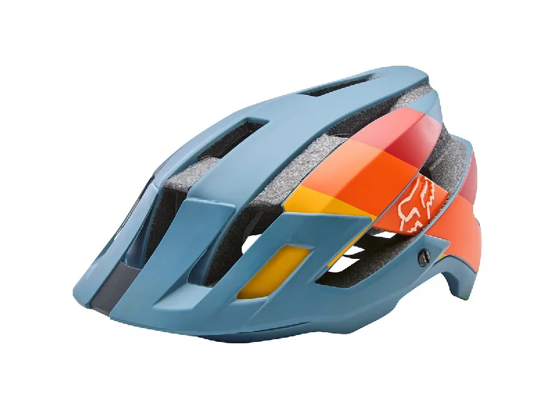 bicycle sidewall stability-Fox Racing Flux Drafter MTB Helmet - Slate Blue - 2018