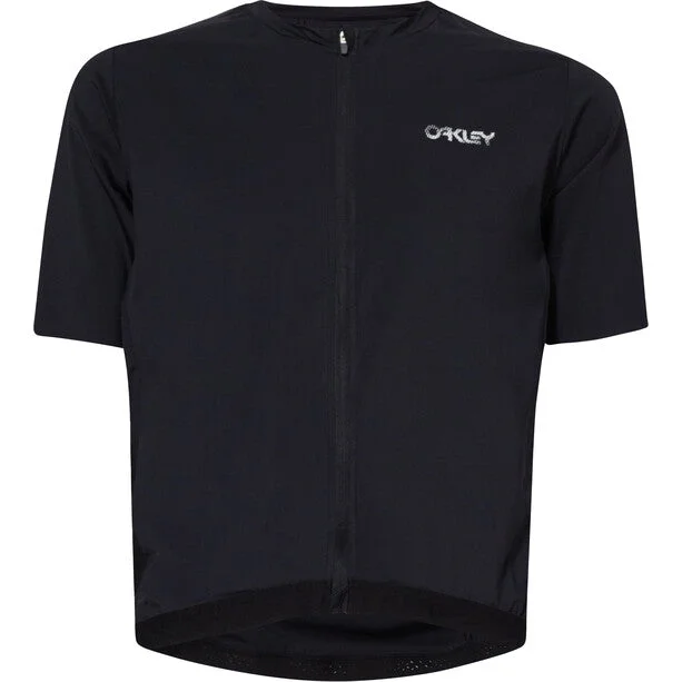 bicycle BMX signal-Oakley Point to Point Short Sleeve Jersey - Blackout - 2022