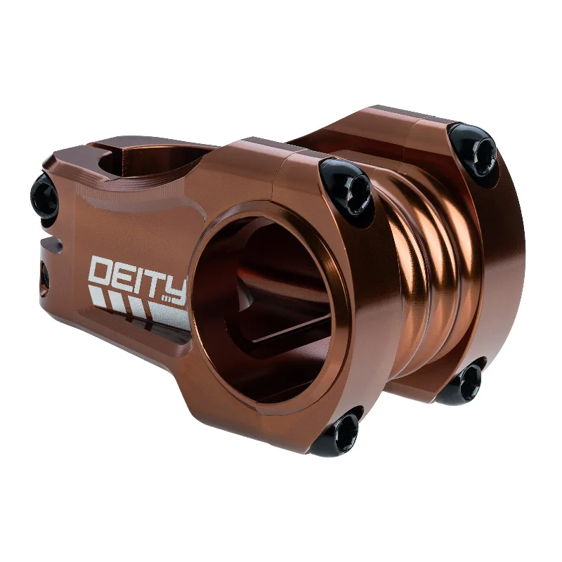 bicycle sidewall stability-Deity Copperhead 42mm 31.8 Stem Bronze